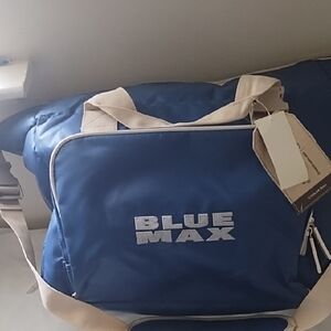 Men's Blue and Cream Bag